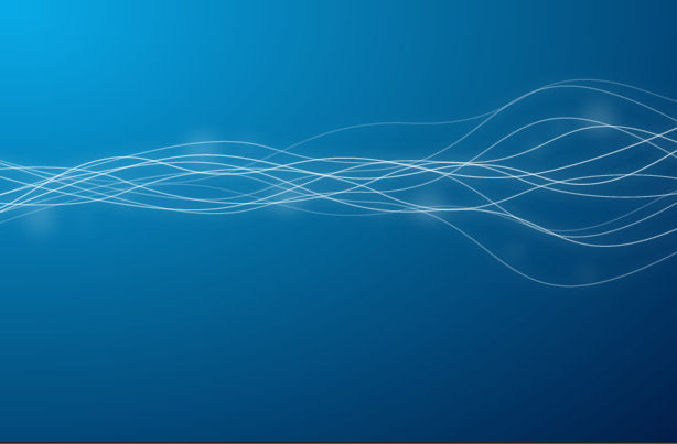 free vector Vector Blue Wave Lines Background